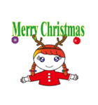 Baby girl-Merry Christmas-1（個別スタンプ：1）