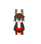 コツメカワウソのスタンプ(クリスマスver.)（個別スタンプ：2）