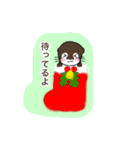 コツメカワウソのスタンプ(クリスマスver.)（個別スタンプ：3）