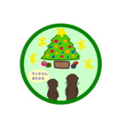 コツメカワウソのスタンプ(クリスマスver.)（個別スタンプ：8）