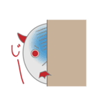 マル悪魔幽霊（個別スタンプ：8）