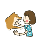 Shiba inu Hinoki ＆ Mary（個別スタンプ：13）