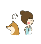 Shiba inu Hinoki ＆ Mary（個別スタンプ：21）