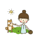Shiba inu Hinoki ＆ Mary（個別スタンプ：29）