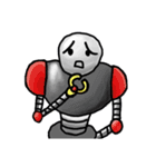 白い人と愉快な仲間（個別スタンプ：12）