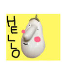 白ナスくん（個別スタンプ：1）