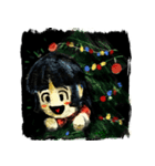 My Creepy Lonely Christmas（個別スタンプ：3）