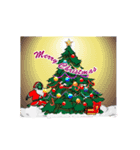 ChristmasCrocodile（個別スタンプ：3）