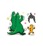 ChristmasCrocodile（個別スタンプ：4）