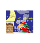 ChristmasCrocodile（個別スタンプ：7）