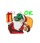 ChristmasCrocodile（個別スタンプ：8）