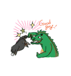 ChristmasCrocodile（個別スタンプ：9）