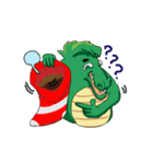 ChristmasCrocodile（個別スタンプ：15）