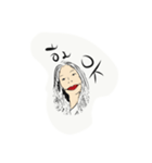 grouchy girl（個別スタンプ：2）