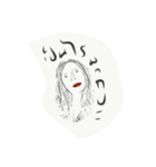grouchy girl（個別スタンプ：5）