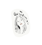 grouchy girl（個別スタンプ：6）