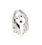 grouchy girl（個別スタンプ：13）