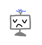 画面のキャラクター（個別スタンプ：6）