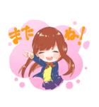 物理で解決する魔法少女（個別スタンプ：7）