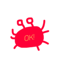 はじめてのカニ（個別スタンプ：1）