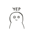 Blankman speak English（個別スタンプ：1）