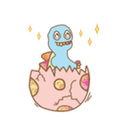 Crazy baby dinosaurs（個別スタンプ：8）
