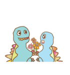 Crazy baby dinosaurs（個別スタンプ：11）