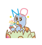 Crazy baby dinosaurs（個別スタンプ：15）