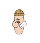 Knit hat Uncle（個別スタンプ：5）