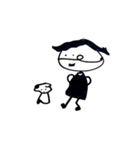 Happy cute gril1（個別スタンプ：2）