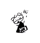 Happy cute gril1（個別スタンプ：4）