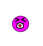 pink emoji（個別スタンプ：1）