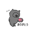 灰色のねこ（個別スタンプ：5）