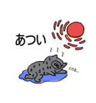 灰色のねこ（個別スタンプ：25）