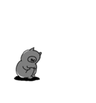 灰色のねこ（個別スタンプ：31）