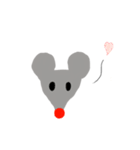 ねずみときつね（個別スタンプ：4）