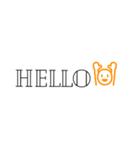 シンプル一言（個別スタンプ：3）