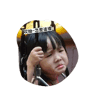 little girl very happy（個別スタンプ：1）