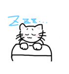 顔で訴えるねこ（個別スタンプ：7）