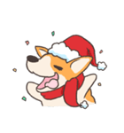 JawNgue the Corgi and his Christmas（個別スタンプ：1）