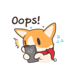 JawNgue the Corgi and his Christmas（個別スタンプ：14）