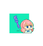 れかぽん月鏡スタンプ 2（個別スタンプ：38）