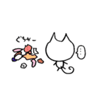 棒にゃん（個別スタンプ：15）