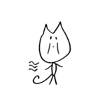 棒にゃん（個別スタンプ：32）