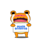 カエルの妖精ツナ缶（個別スタンプ：10）