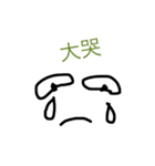 I'm crying,I'm so sad.（個別スタンプ：5）