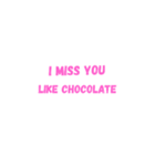 Miss U and only we know（個別スタンプ：3）