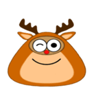 Snow Deer Emo（個別スタンプ：2）