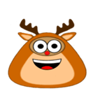 Snow Deer Emo（個別スタンプ：4）