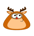 Snow Deer Emo（個別スタンプ：5）